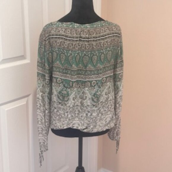 Lucky Brand Boho Blouse Size M - Picture 3 of 3